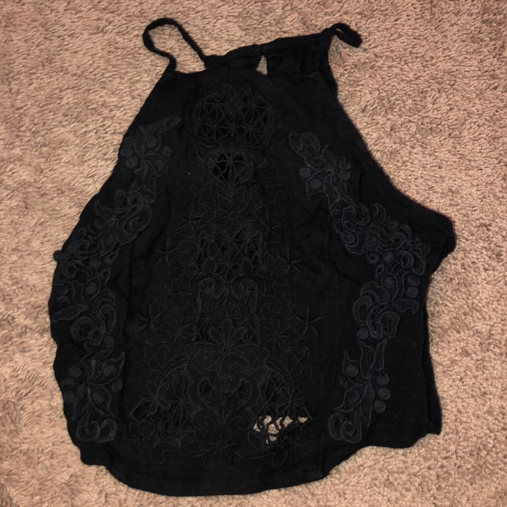 Black Abercrombie & Fitch Crop top